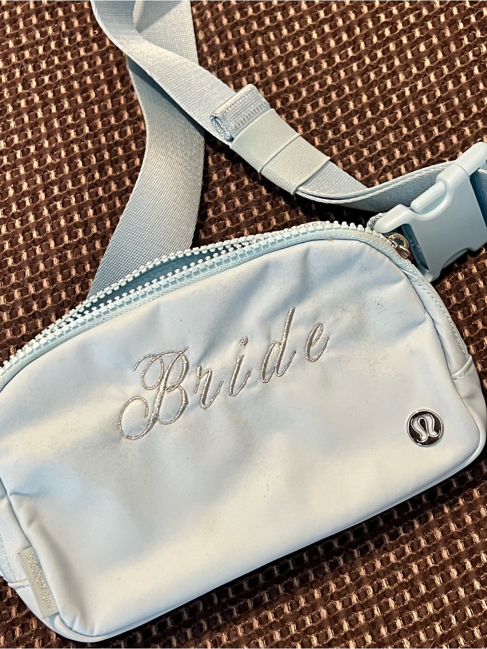 lululemon athletica Light Blue 'Bride' Crossbody Belt Bag
